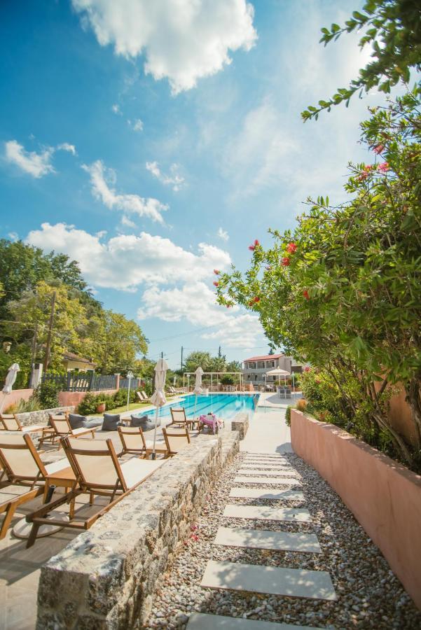 Апарт отель Dominoes Corfu Ипсос Экстерьер фото